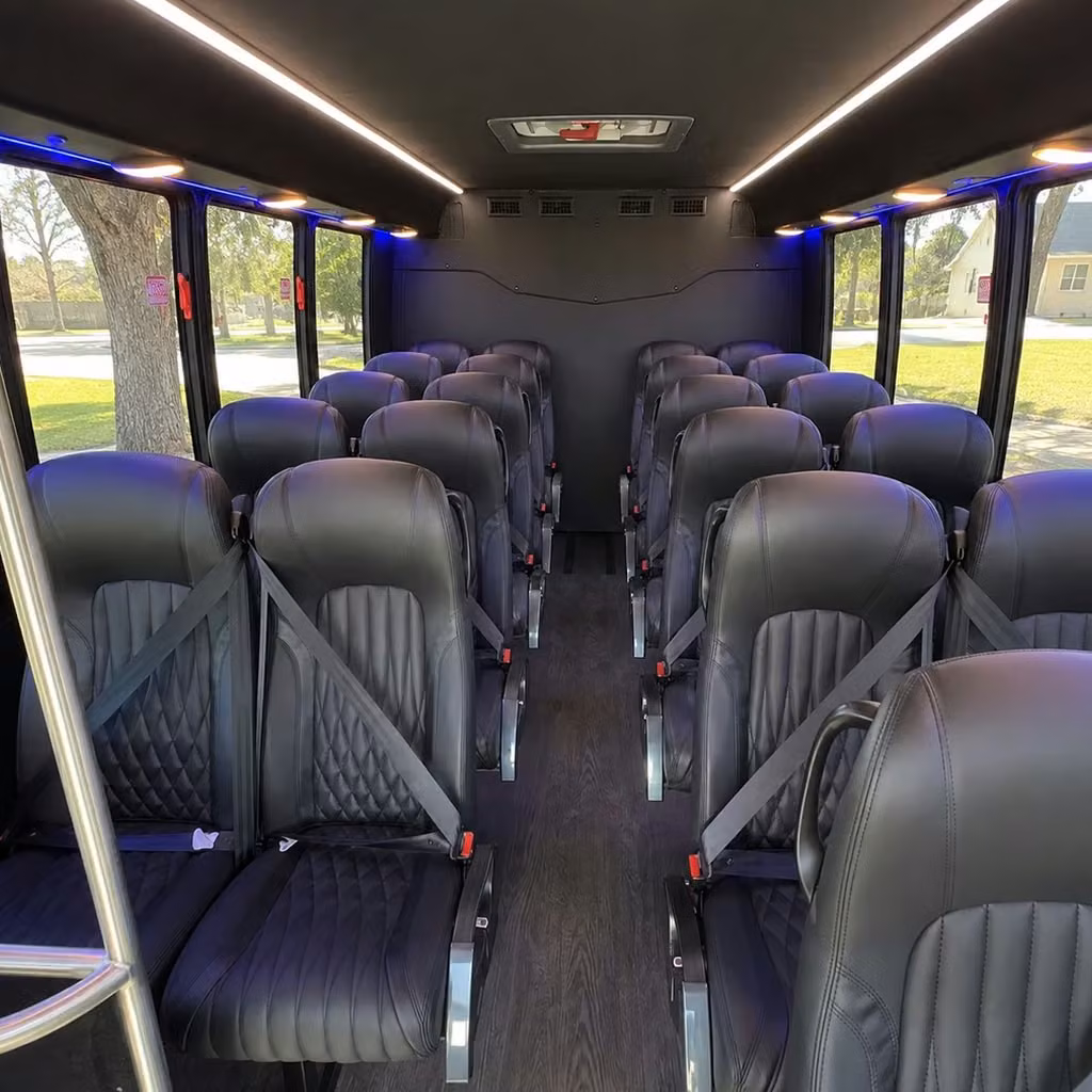 30 passenger minibus inside