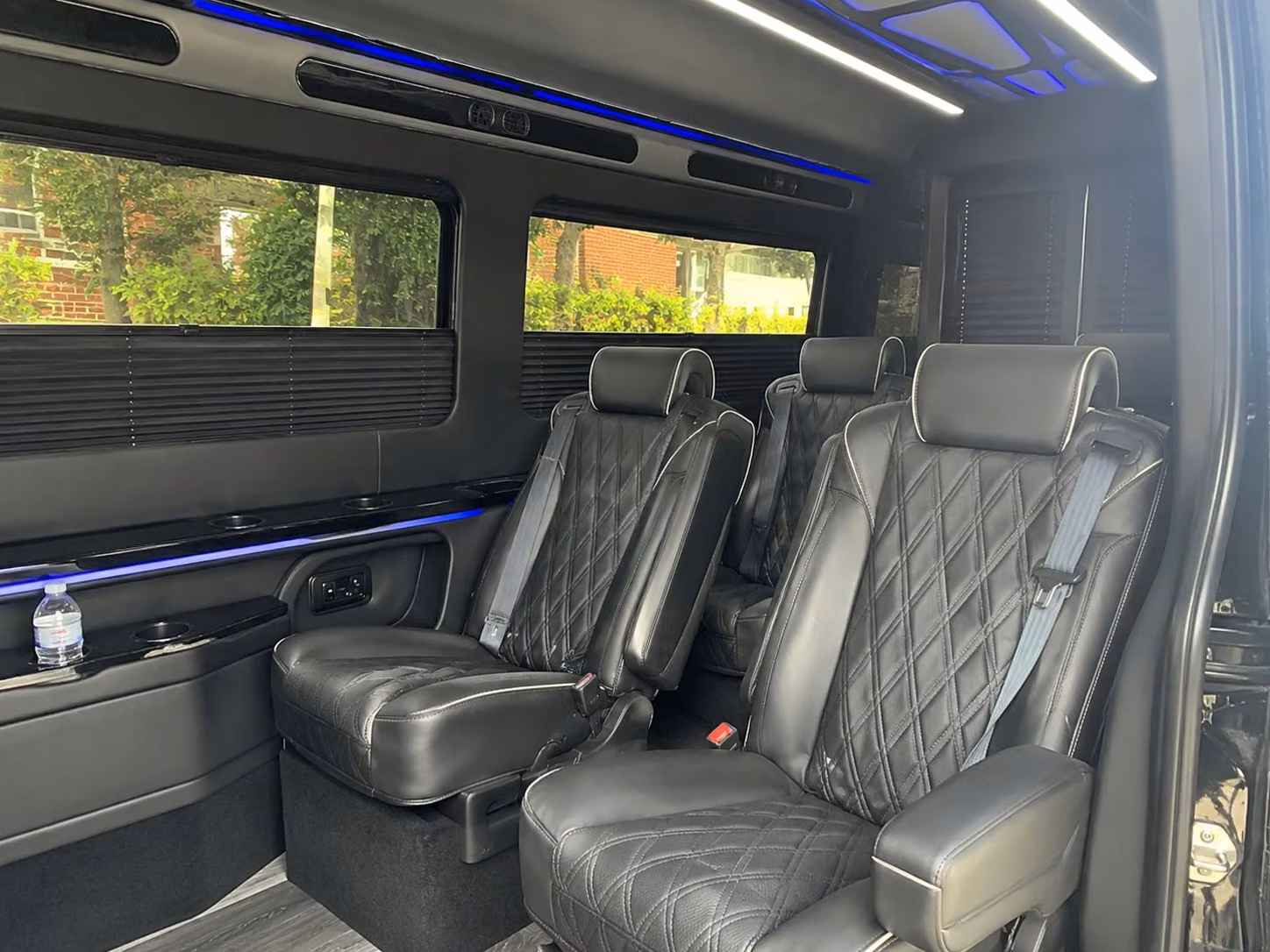 sprinter van with driver inside