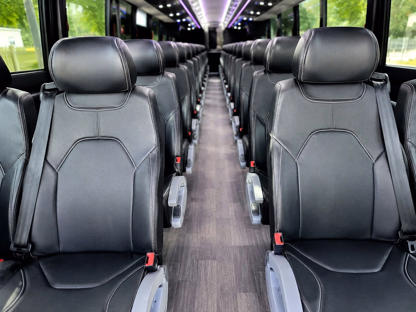 west valley city charter bus interior