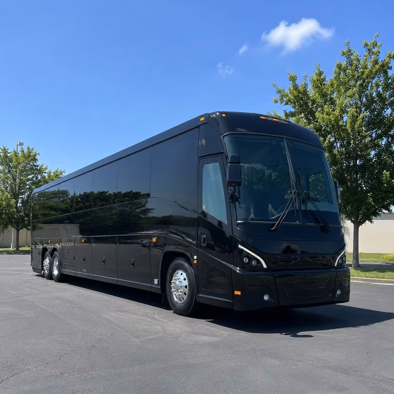 west valley city charter bus rental exterior
