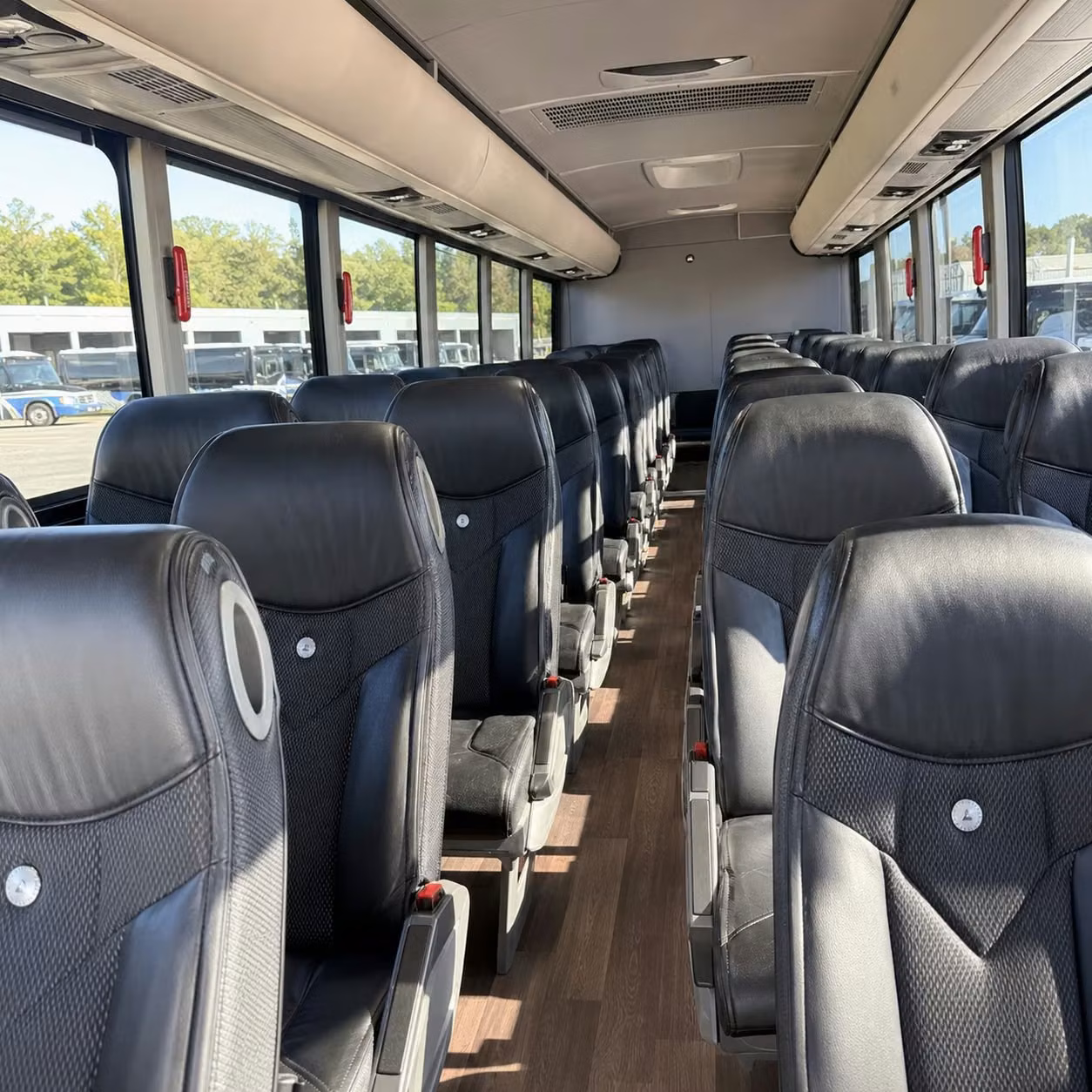 west valley city charter bus rental inside