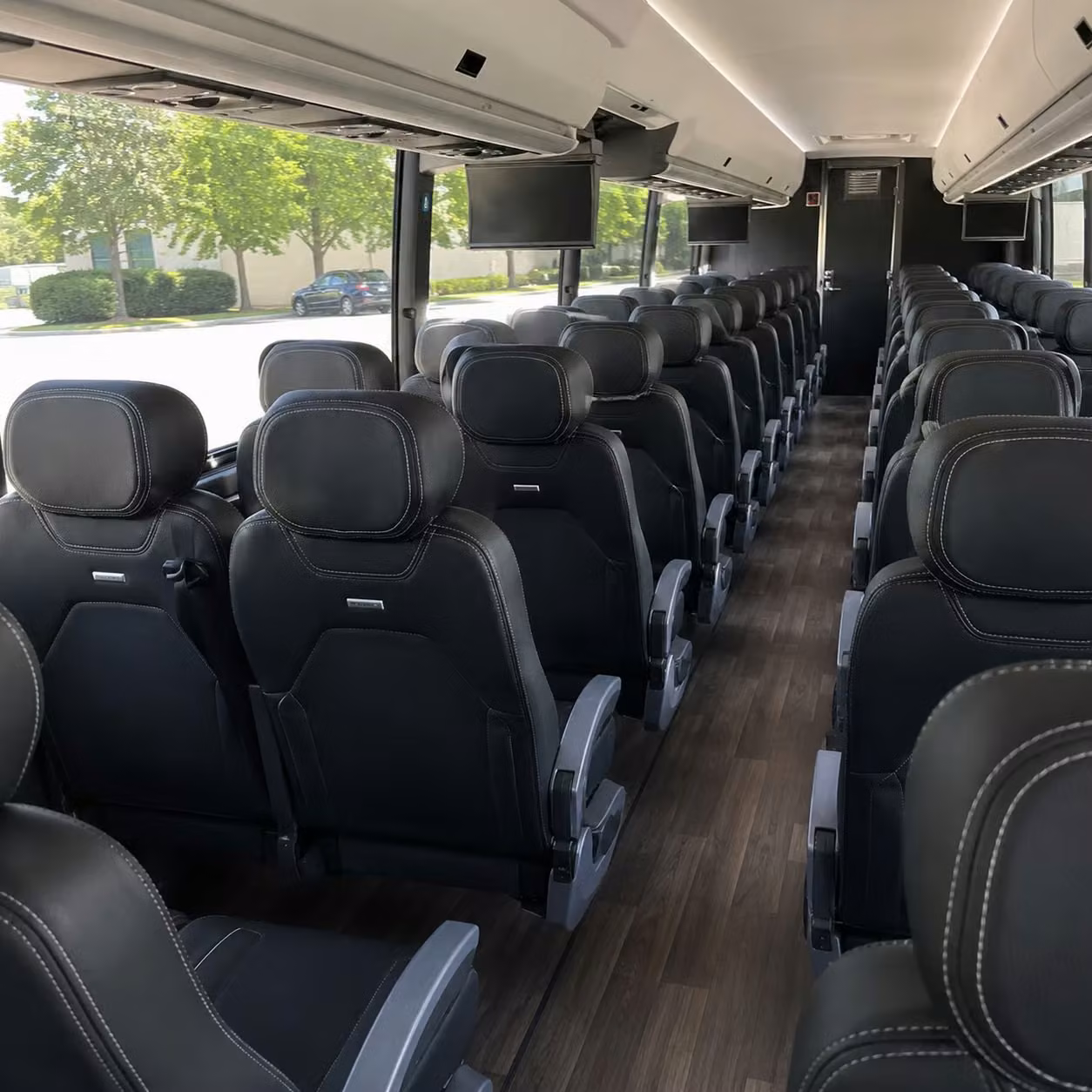 west valley city charter bus rental interior